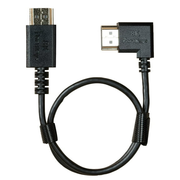 Portkeys Copper Core Coiled HDMI Cable (0.3m)