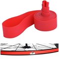 thumbnail image 1 of HUGFEGWE Bike Tire Liners, PVC Red Rim Strip Rim Tape Fits 20inch 24inch 26inch 700C Riding Wheels CJB91-50774, 1 of 7