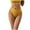 Yellow, variant on Women's Low Waisted Thong Yoga Underwear - Seamless Thread, Sexy Cotton Sports Triangle Panties - 95% Cotton, Stretchy, No Pilling, Comfortable for All-Day Wear