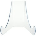 thumbnail image 2 of Plymor Clear Acrylic Flat Back Easel With Rounded Support Ledges, 10" H x 11" W x 10.5" D (2 Pack), 2 of 2