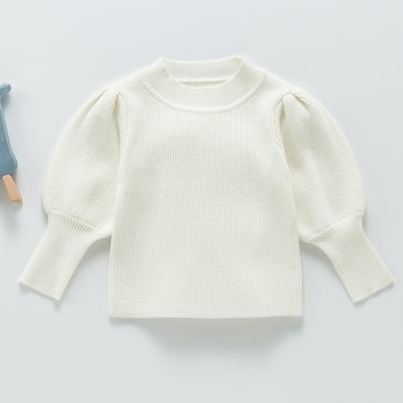 

RPVATI Infant Toddler Bays Girl Boy Solid Color Sweatshirt Crewneck Pullover Long Sleeve Outfit 0M-3Y