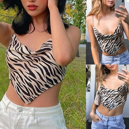

Fashion Womens Sexy Tie-Dye Stripes Taping Backless Sling Wrap Bra Top Women s Tanks Camis