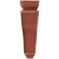 thumbnail image 2 of Ekena Millwork 4"W x 8 1/2"D x 13"H Hollow Back Wood Vintage Decor Corbel, Salvage Red, 2 of 6
