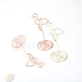 thumbnail image 2 of WHAMVOX 10Pcs Modern Iron Wire Decorative Placecard Holder for Home Use 3.93X1.38X1.38In, 2 of 8