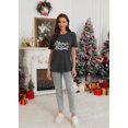 thumbnail image 5 of Christmas Shirts for Women Merry Christmas Trees Printed T-Shirt Cute Xmas Holiday Tee Tops, 5 of 7