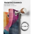 thumbnail image 6 of nqOlkjepod Outdoor Curtains for Patio Waterproof, Colorful Abstract Outdoor Privacy Panels Grommet, Modern Geometric Vintage Blackout Outside Curtains for Porch/Cabana/Pergola 54"x95", 1 Panel, 6 of 8