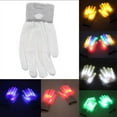 thumbnail image 1 of Guantes de colores LED Luces de dedo Fiesta Rave Guante intermitente_ kaili Sencillez, 1 of 5