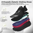 thumbnail image 3 of OrthoComfoot Orthopedic Men's Wide Shoes: Comfortable Arch Support Running Sneakers, Wide Toe Box Work Tennis Outdoor Walking Shoes, 3 of 9
