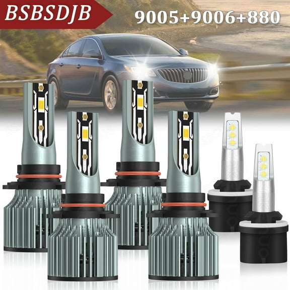 For Buick Century 1997-2003 -6000K LED Headlight High Low Beam   Fog Light Bulbs