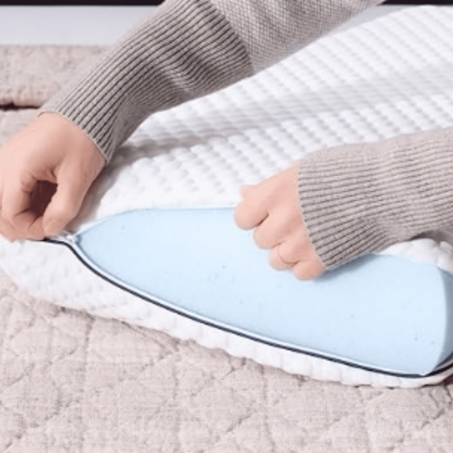 Gel Memory Foam Pillow - King Size - 1-Pack - Medium Plush Feel - Neck & Shoulder Support - For Back, Side, & Stomach S pers - Home, Hotel, & Hospital Essentials