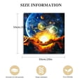 thumbnail image 2 of FANNA Galaxy in Hand Universe Planet Starry Sky Wall Hanging Cosmic Outer Space  20x20in, 2 of 5