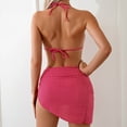 thumbnail image 4 of Youmylove Women Swimwear Personality Fashion Comfortable Solid Color Bikini Set Unique Swim Wear, 4 of 4