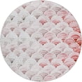 thumbnail image 2 of Addison Rugs Dream Shag Premium Machine Washable Transitional Arches Red Round Rug, 8' x 8', 2 of 8