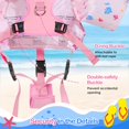 thumbnail image 3 of Chaleco de natación MoKo Kids para niños pequeños de 20 a 50 libras con forma de ballena rosa, 3 of 5