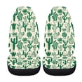 thumbnail image 5 of XYZCANDO Breathable Front Car Seat Covers featuring Green Cactus Pattern - Durable Waterproof Protection for All Seasons, 5 of 10