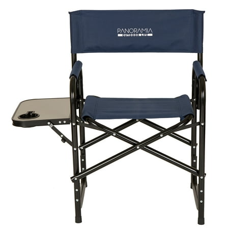 glitzhome 33 27 h camping outdoor folding metal director chair with