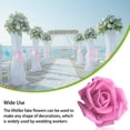 thumbnail image 3 of transemion Pack of 50 Artificial Bionic Flowers PE Foam Simulation Roses Fake Flower Decorations Wedding Party Engagement Presents Rose Red, 3 of 8