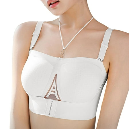 Front Button Plus Size Seamless Strapless Bra Push Up Bra for Wedding Dress Lingerie Summer Casual Wear