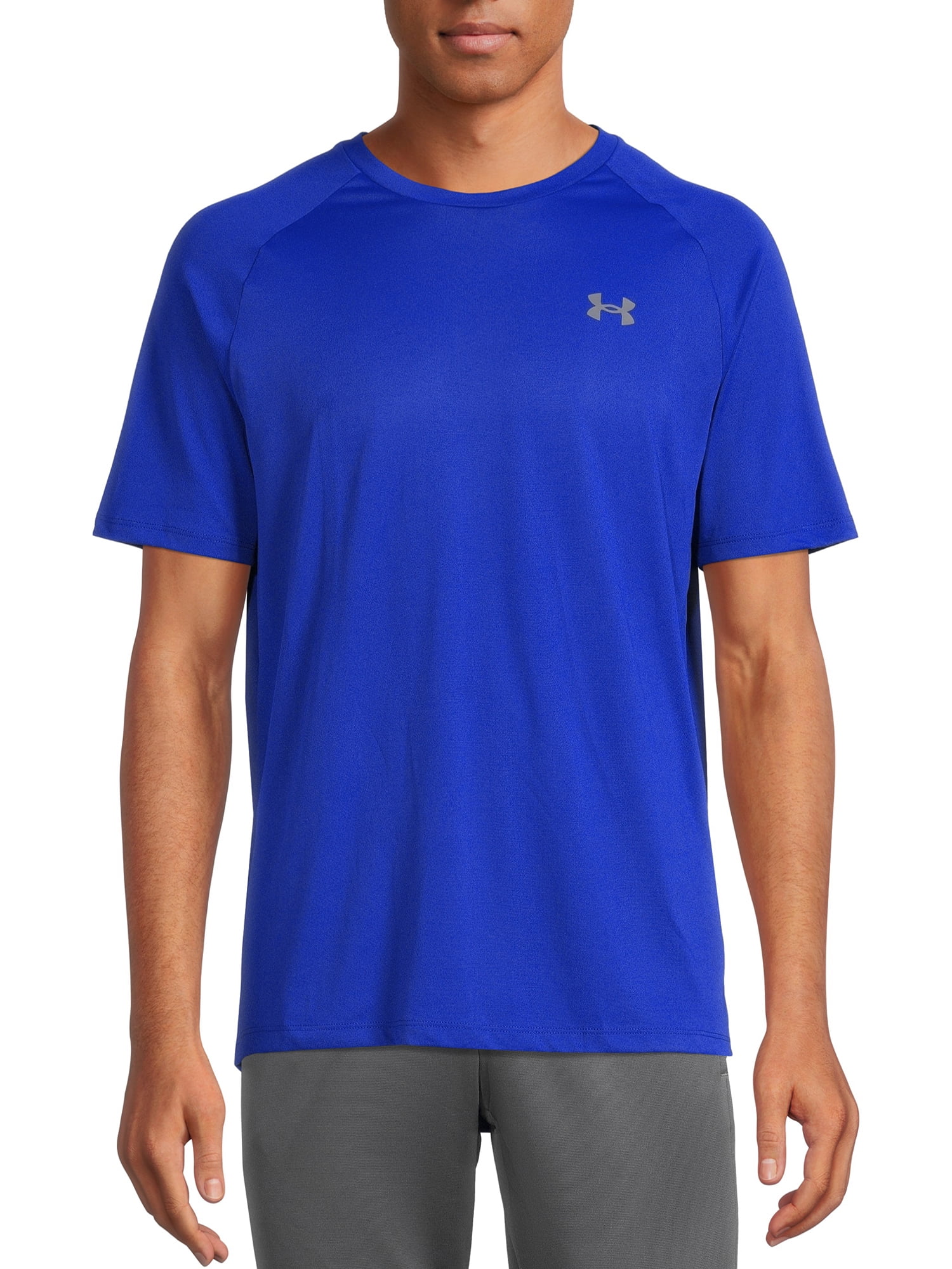 NWT Youth Boys Size 6 Under Armour Blue Black Short Sleeve Logo Shirt Set Of 2 