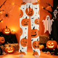 thumbnail image 2 of JULMCOMO Halloween Pajamas Pants for Women Cat Pumpkin Ghost Print Elastic Waist Drawstring Trendy Pajama Bottoms Cute Print Loose Fit Comfy Pj Pants Orange S, 2 of 6