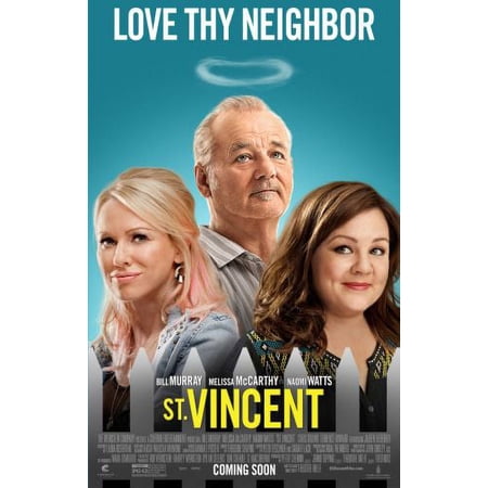 St Vincent Movie Poster 16x24 Poster Medium Art Poster 16x24 Unframed, Age: Adults Best Posters