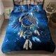 thumbnail image 5 of 220x240 Adult Bed Set Dreamcatcher Blue Soft Breathable Microfiber 3 Pieces, 1 Duvet Cover 220x240 cm with Zipper + 2 Pillowcases, 5 of 5