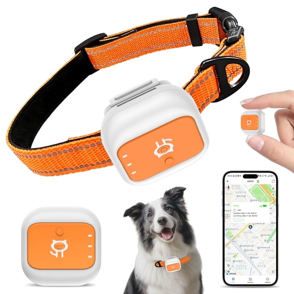 4G Pet GPS Tracker with Real-Time Positioning, Long Standby & Geofence Alerts – Multi-Band Waterproof Locator for Dogs, Cats & Outdoor Pets