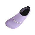 thumbnail image 3 of Domuza Unisex Quick-Dry Water Shoes, Breathable Barefoot Aqua Socks, Non-Slip Lightweight Footwear for Swimming Beach Pool Yoga Surfing Cruise and Outdoor Activities Purple 7（EU-38）, 3 of 5