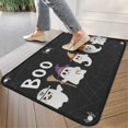 thumbnail image 4 of Spider Bat No Slip Doormat 30x17 Inch Happy Halloween Pumpkin Ghost Protection Welcome Mat Layered Door Mats for Entryway Porch Entryway Bathroom, 4 of 7