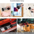 thumbnail image 4 of Razor Blade Scraper, 2-in-1 Scraper Tool with 10Pcs Plastic Blades and 10Pcs Metal Blades, Multi-Purpose Cleaning Razor Scraper for Decals, Stickers, Labels, Caulk, Adhesive, Paint Removal(Black), 4 of 5