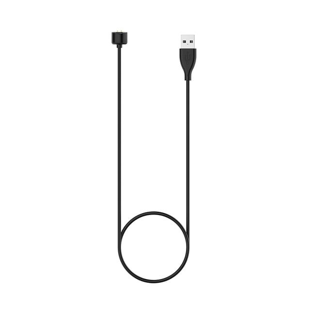 Cargador Usb De 50 Cm Pulsera Inteligente Cable De Carga Negro Para Xiaomi Mi Band 7
