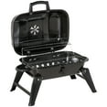 thumbnail image 3 of Portable Tabletop Charcoal Grill BBQ Camping Picnic Cooker Air Vent Outdoor, 3 of 8