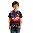 thumbnail image 4 of CONZONE 250Th Anniversary Usa T Shirts For Kids Toddler Boys Patriotic Letter Print Crew Neck Short Sleeved Comfort Casual Tops Black Size 1-2 Years, 4 of 4