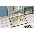 thumbnail image 4 of Carolines Treasures BB2493JMAT Christmas Presents Between Friends Basset Hound Indoor or Outdoor Mat, 24 x 0.25 x 36 in., 4 of 4