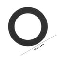 thumbnail image 2 of BESTYASH Circular Black Silicone Toilet Ring 1Set for Rv Toilets Leak Proof and Durable, 2 of 8