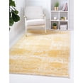 thumbnail image 3 of Unique Loom Wells Bromley Rug Yellow/Ivory 6' 1" x 9' Rectangle Border Shabby-Chic Perfect For Living Room Bed Room Dining Room Office, 3 of 9