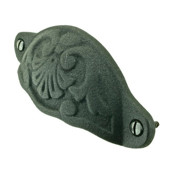 Renovators Supply Cabinet Pulls Black Rustic Cabinet Handles 4" Length Dresser Hardware Cupboard Handles Kitchen Drawer Pulls Cast Iron Cabinet and Furniture Pulls