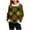 Green-2, variant on Feancey Women's Faux Fur Trim Christmas Sweaters Xmas Snowflake Print Crewneck Sweater Long Sleeve Casual Knitted Tops Holiday Gifts Red XXL