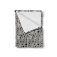 thumbnail image 2 of Dahlia Soft Flannel Fleece Blanket, Flower Buds with Rose Daisy Peony Beauty of Mother Nature Botany Blooms, Cozy Plush for Indoor and Outdoor Use, 50" x 60", Sage Green and Eggshell, by Ambesonne, 2 of 5