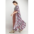 thumbnail image 3 of Rayon Challis Ruffle Bottom Maxi Open Kimono S, 3 of 4