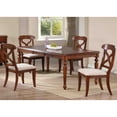 thumbnail image 4 of Sunset Trading Andrews 5-Piece 76" Butterfly Extendable Wood Dining Set in Brown, 4 of 5