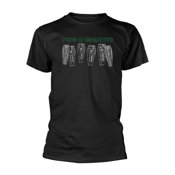 Type O Negative - Camiseta Dead Again Ataúd para Adultos Unisex (Negro)