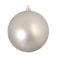 thumbnail image 2 of Northlight Silver Shatterproof Matte Christmas Ball Ornament 10" (250mm), 2 of 3