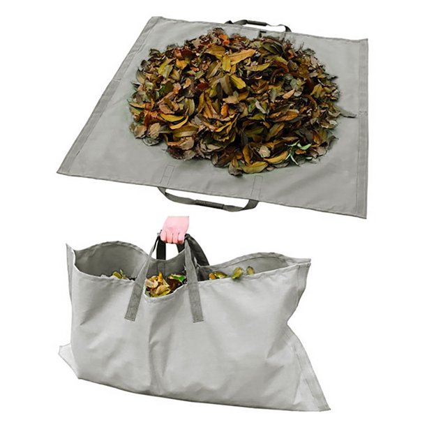 Garden Leaf Storage Bag Outdoor Lawn Yard Waste Tarp Container