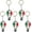Set of 5, variant on Mexico Souvenir Keychain with Nail Clipper and Bottle Opener-Single