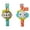 Multicolor, variant on Bright Starts Rattle & Teethe Baby Wrist Pals Toy - Monkey & Elephant, Ages Newborn+