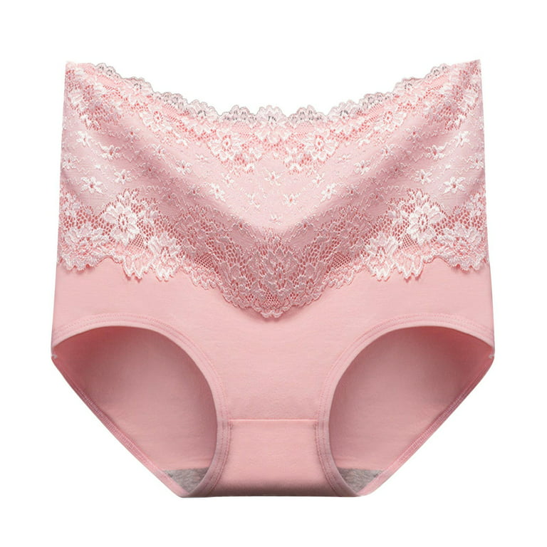  Seamless Waist Lace Women Panties Size Underwear High Lingerie  Breech Underpants Butt Female Panties Sexy Sexy Lace Pink : Clothing, Shoes  & Jewelry
