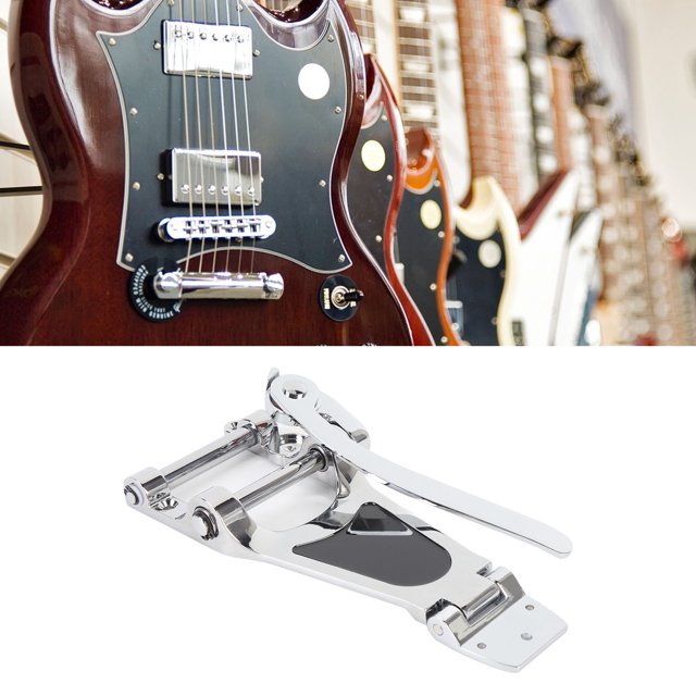 Queue de Trèfle, Remplacement de Queue de Guitare, Barre Fixe à Rouleau Réglable pour Style Mélodique ETC ES355, Guitares Électriques Jazz Creuses