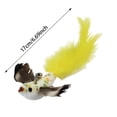 thumbnail image 2 of BKER Interactive Cat Toy Colorful Feather Bird Pattern Cat Toy Stick For Changing Heads, 2 of 3