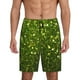 thumbnail image 1 of Fotbe Green Glitter Sparkle Pantalones Cortos de Pijama para Hombre, Ropa de Dormir, Pantalones de Pijama Cortos para Hombre-Medium, 1 of 6